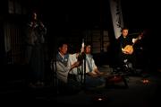 関川村の御神楽と一緒に演奏